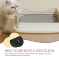 thumbnail image 2 of TEHAUX 2Set Household Pet Mats Black PVC Easy to Clean for Pet Owners, 2 of 8
