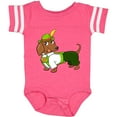 thumbnail image 3 of Inktastic Cute Brown Dachshund in Traditional German Wear Boys or Girls Baby Bodysuit, 3 of 5