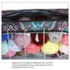 thumbnail image 4 of Wosthever Bolsa de almacenamiento de hilo, bolso de hombro, bolsas de tejer, bolsa cuadrada de agujas de múltiples rejillas, ganchos de Almacenamiento y organización del hogar hoja azul, 4 of 6
