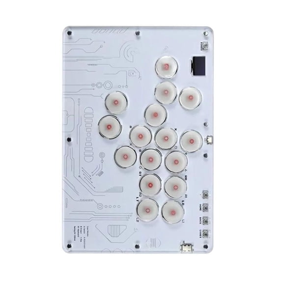 hejhncii Arcade Stick Joystick with Function Replacement Keyboard Fight Stick