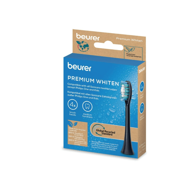 Paquete de 4 cabezales para blanqueamiento para cepillo dental eléctrico Beurer