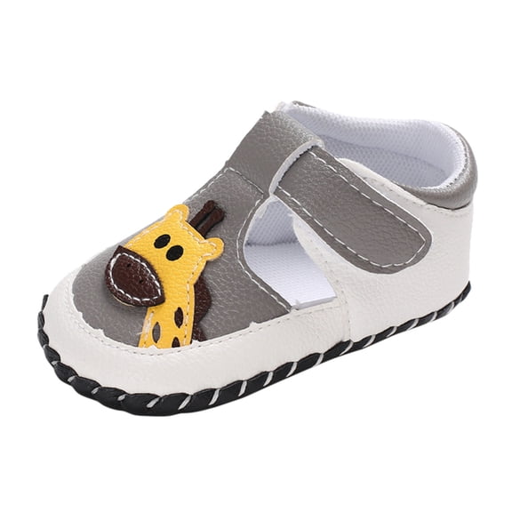 EnJoCho Toddler Baby Cartoon Giraffe Rubber Soft Anti-Slip Baby Walking Shoes Prewalker Toddler Kids Fashion Indoor Outdoor Shoes Baby Unisex Sports Shoes
