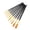 Black, variant on 10 Pack Paint Brushes, Assorted Sizes, Wooden Handle, Back to Schòòl Art Class Kit -LAILLSH