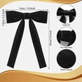 thumbnail image 2 of Black Cowboy Bow Ties for Men, 2-Pack Clip-On String Ties, Western Party Accessories, One Size Fits All, 2 of 5