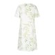 thumbnail image 5 of Vestido de verano de mujer con cuello en V, elegante, informal, con estampado de hojas, suelto, de manga media, con bolsillo Pompotops ghjkhdj17721, 5 of 8