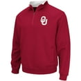 thumbnail image 2 of Men's Colosseum Crimson Oklahoma Sooners Big & Tall Tortugas Quarter-Zip Jacket, 2 of 3