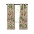 thumbnail image 7 of Rustic Vegetable Garden Blackout Curtains for Bedroom, Vintage Farmhouse Plants Beige Thermal Insulated Kitchen Drapes with Grommets, Light Blocking Window Treatment, 2 Panels 52" x 54", 7 of 7
