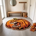 thumbnail image 6 of Fall Area Rug, 20x24'' Orange Pumpkin Floor Carpets Washable Indoor Floor Area Mat Stain-Proof Mat Non-Skid Rugs for Living Room Dining Kitchen Bedroom, Autumn Maple Leaf Thanksgiving Decor, 6 of 6