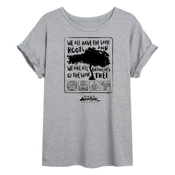 Avatar: The Last Airbender - Same Roots - Juniors Ideal Flowy Muscle T-Shirt