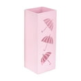 thumbnail image 1 of Clearance! Metal Umbrella Rack Independent Umbrella Rack Square Multifunctional Cane Rack Decoration Ultra Thin Umbrella Rack At The Entrance Of The Hall Family Hotel Rack,Pink, 1 of 9