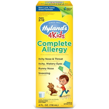 Hyland's Complete Allergy 4 Kids 4 oz (Pack of 2)