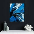 thumbnail image 4 of Nawypu  Blue Abstract Wall Art - Easy to Install - Flexible Combination 3 Piece Canvas Wall Art & Blue Art Wall Decor for Bedroom Canvas Artwork Pictures, 4 of 4