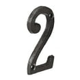 thumbnail image 4 of Uxcell House Number 3 Inch Cast Iron Number 2 for Home Hotel Mailbox Address Sign, 4 of 5