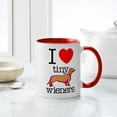 thumbnail image 4 of CafePress - I Heart Tiny Wieners - 11 oz Ceramic Mug - Novelty Coffee Tea Cup, 4 of 4