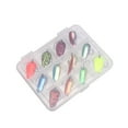 thumbnail image 2 of Wosthever Cuchara de metal Spinners Spinnerbait Trucha Ganchos individuales Portable Oceans Boat Cebo artificial Fish Gear para agua salada Pescar B, 2 of 6