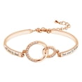 thumbnail image 1 of Heliisoer Jewelry Diamond Peach Heart Bracelet Good Female Gift, 1 of 1