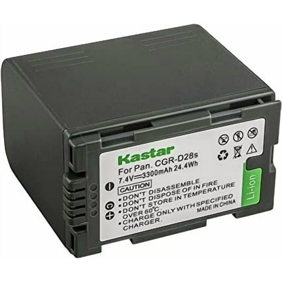 Kastar 1-Pack CGR-D28 Battery Replacement for Panasonic CGA-D220A/1B, CGA-D220E/1B, CGR-D16, CGR-D16A/1B, CGR-D16R, CGR-D16S, CGR-D16SE/1B, CGR-D220, CGR-D220A/1B, CGR-D220E/1B, CGA-D28 Battery
