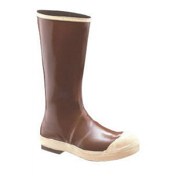 Servus by Honeywell Size 8 Neoprene III Brown 15" Neoprene And Latex Boots With Chevron Outsole And Steel Toe