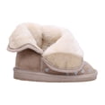 thumbnail image 4 of Kids Shimmer Faux Suede Sherpa Winter Boot -Foil Heart Pattern Little Kid 12, 4 of 4