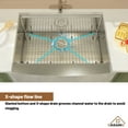 thumbnail image 3 of CASAINC 30 in. Farmhouse/Apron-Front Single Bowl 18 Gauge Brushed Stainless Steel Workstation Kitchen Sink with Accessories, 3 of 11