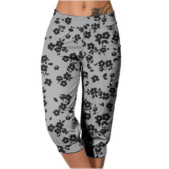 Pantalones Largos Sueltos Casuales de Mujer con Corbata Elástica en la Cintura Y Bolsillos para el Uso Diario