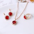thumbnail image 2 of Ensemble de Bijoux Royaux Contient Collier et Boucles d'Oreilles pour les Femmes Filles, 2 of 4