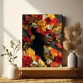 thumbnail image 6 of UXIEQU Vibrant Floral Woman Face Canvas Wall Art Print 15.75x11.81 Inches, 6 of 8