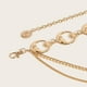 thumbnail image 5 of Cinturón de cadena de cintura de moda para mujer cintura vestido traje pantalones Estilo B Dorado Macarena Cadena de la cintura, 5 of 7