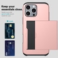thumbnail image 5 of Allytechgroup for iPhone 16 Pro Max Wallet Case with Credit Card Slot, [Include 1X Screen Protector]  Built-in Camera Screen Protector Slim Lightweight Phone Case for iPhone 16 Pro Max, Gray, 5 of 8