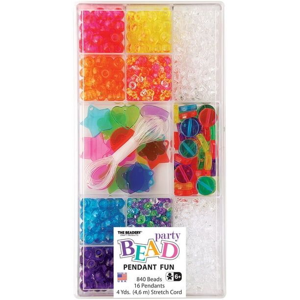 Party Bead Box Kit-Translucent Coin 