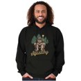 thumbnail image 3 of Funny Bigfoot Keep It Squatchy Graphic Pullover Hoodie Brisco Brands S, 3 of 5