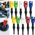 thumbnail image 1 of Flexible Wide-Mouth Funnel with Built-in Filter, Retractable Auto Fuel Funnel, Flexible Draining Tool Snap Funnel, 2025 New Universal Buckle Funnel Plastic Oil Funnels for Automotive Use(10pc), 1 of 8