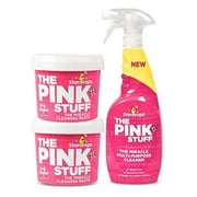 Stardrops - The Pink Stuff - The Miracle Cleaning Paste and Multi-Purpose Spray Bundle ( 2 Cleaning Paste, 1 Multi-Purpose Spray)