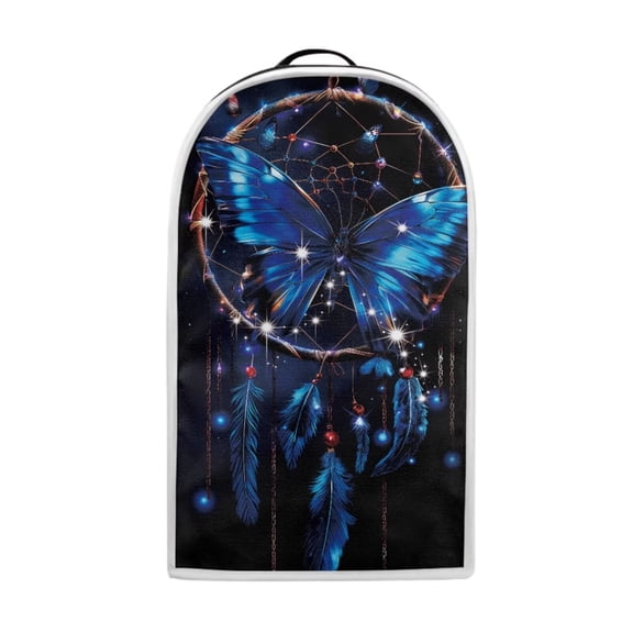 chaqlin Blue Butterfly Print Blender Cover Universal Fit Kitchen Mixer Accessories Anti Fingerprint Protection Cover for Coffee Maker