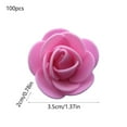 thumbnail image 3 of Horivan 1 Packs Foam Roses Artificial Flowers for Wedding Centerpieces Party Decor Bulk DIY Craft Supplies Valentine's Day Romantic Home Decoration 100pcs, 3 of 6
