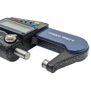 Digital Micrometer, 0-1 Range (Inches and Metric) with 6 Digit LCD Display, 0.0001 Graduation