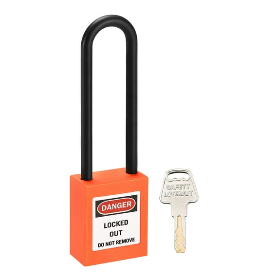 Lockout Tagout Locks 3 Inch Shackle Key Alike Safety Padlock Plastic ...
