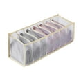 thumbnail image 5 of SPRING PARK Underwear Organizer Drawer , Closet Socks Bra Organizer Collapsible Cabinet Storage Boxes for Lingerie, Panties, Lingerie, Stockings, Scarves, Ties, 5 of 7