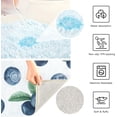 thumbnail image 4 of Dreamtimes Bath Mats Toiletry Mat Black Berries Print, Bath Mats for Bathroom Non-Slip Super Soft Absorbent Microfiber Bath Rugs, Bathroom Rugs for Bathroom Floor, Tub and Shower, 17.3"x13.4", 4 of 4