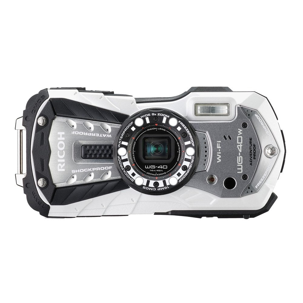 RICOH Waterproof digital camera RICOH WG-40 White(Japan Import-No