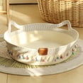 thumbnail image 1 of Cama tejida a mano para gatos, cama para perros pequeños, decoración elegante y versátil para hogar, nido para jugar, tapete rascador para gatos de L, 1 of 9