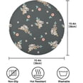 thumbnail image 4 of Coolnut Koala Round Placemats Waterproof Non-Slip Washable Place Mats Polyester Table Mats Set of 4 Heat Resistant for Home Kitchen Holiday Party Home Decor Gifts, 4 of 7