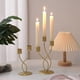 thumbnail image 2 of 3pcs Golden Candlestick Set Luxury Elegant Metal Iron Candle Holders European Decorative Table Candle Stands, 2 of 5