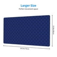 thumbnail image 3 of Balery Navy Blue Mouse Pad ,15.8x29.5 In Large Gaming Mouse Pad Desk Mat Long Non-Slip Rubber Stitched Edges,Waterproof Mousepad Desk Mat For Gamer Office Home, 3 of 9