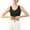 Black, variant on Sngxgn Womens Longline Sports Bra - Workout Crop Tank Tops Padded Yoga Bra(Beige,XXL)