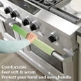 thumbnail image 3 of Coolnut 2PCS Green Abstract Background Refrigerator Door Handle Covers, ‎14"x 5.5" Washable Antiskid Kitchen Appliance Handle Protective Cover for Fridge, Oven, Dishwasher, Microwave, 3 of 6