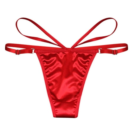 

ZRBYWB Women s Panties Women Embroidered Hollow Butterfly Low Waist Underpants Open Cut Pearl Massage Thong Underwear For Women