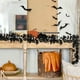 thumbnail image 5 of Guirnalda de Hojas de Arce Negras para Halloween, 170 Cm, Hojas Artificiales de Seda, Decoración de Plástico para Halloween | Misteriosa Corona de Follaje Negro para Fiestas, Marcos de Puertas, Chime, 5 of 6