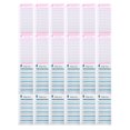 thumbnail image 1 of Miangastore Expense Tracking Sheets Blue Paper 24Set 6.8X3.4In, 1 of 8