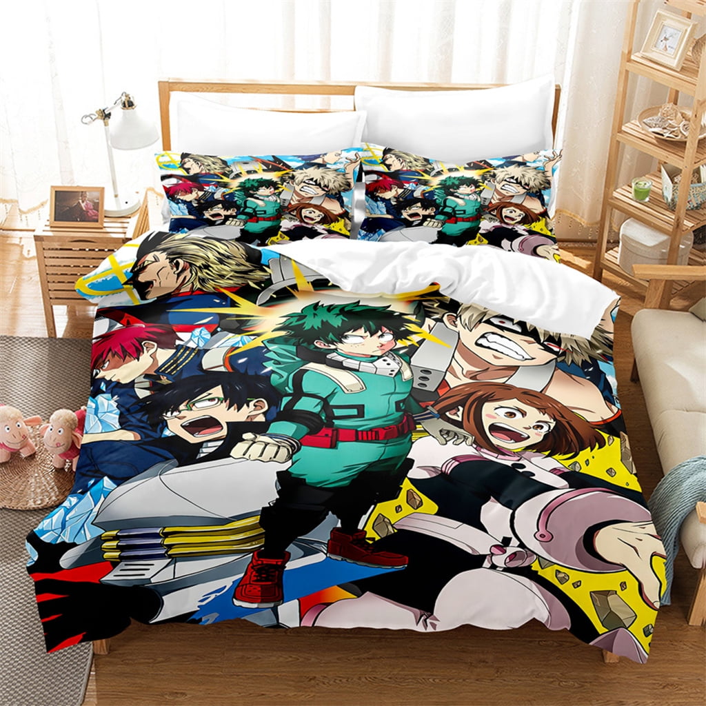 Soft Microfiber My Hero Academia Bedding Bed Set Twin Full Queen King ...